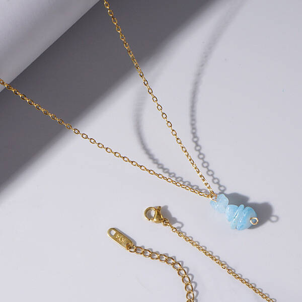 Half Gemstone Necklaces for Bestie