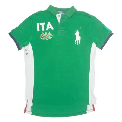 POLO RALPH LAUREN Italy Mens Polo Shirt Green M