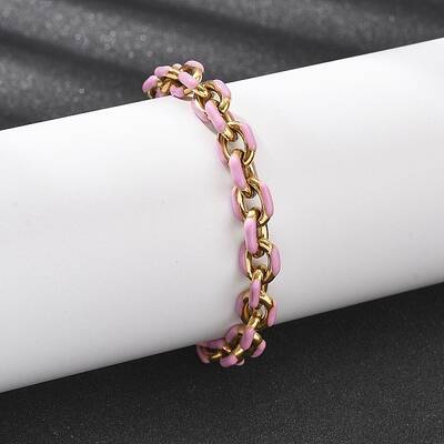 304 Stainless Steel Cable chain Bracelets for Women
