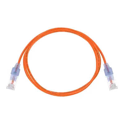 16346 Monoprice Cat6A Ethernet Patch Cable SlimRun Snagless RJ45 550MHz UTP Pure Bare Copper 10G 30AWG 10-Pack 5ft Orange