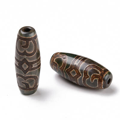 Tibetan Style dZi Beads