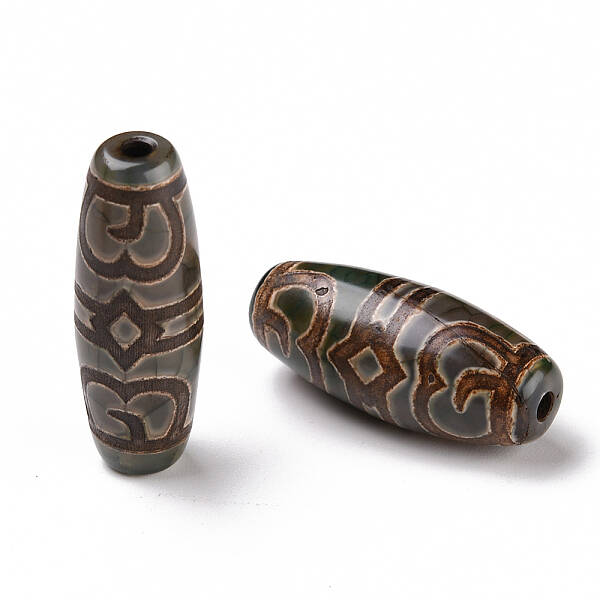 Tibetan Style dZi Beads