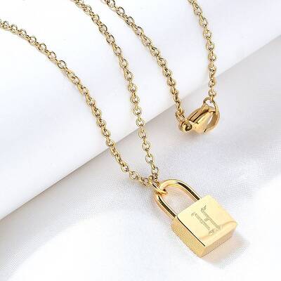 304 Stainless Steel Rolo Chain Pendant Necklaces
