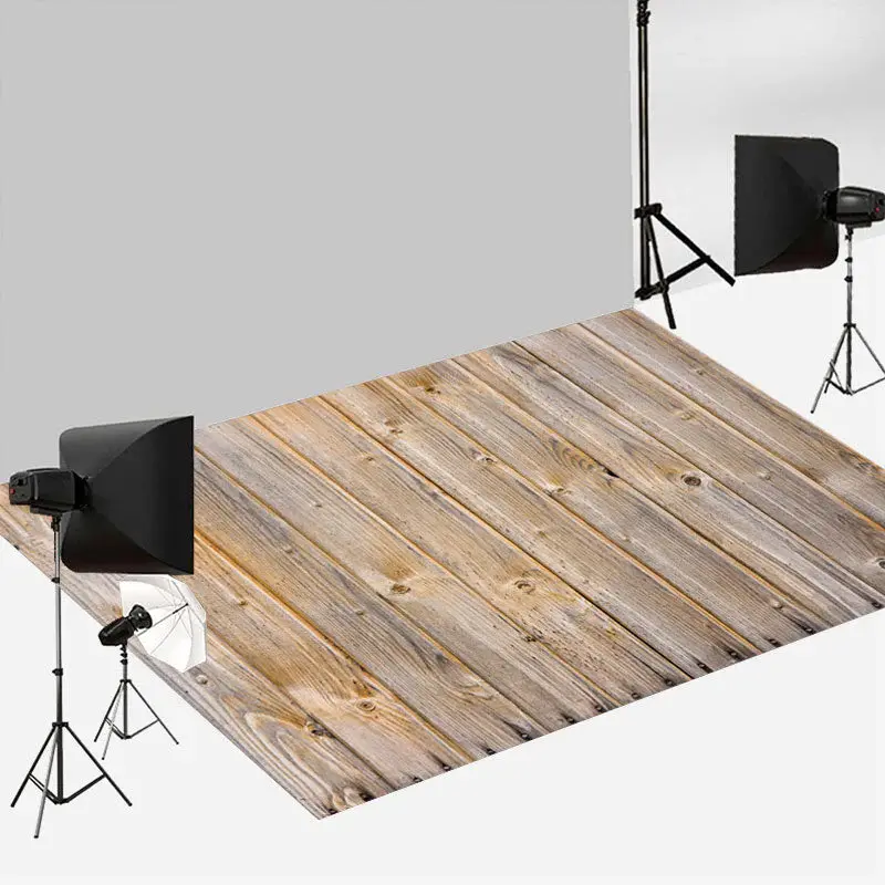 Aperturee Dirty Vertical Wood Board Floor Backdrop For Photo | Floor Background For Photography | Photo Floor Drops | Fabric ...