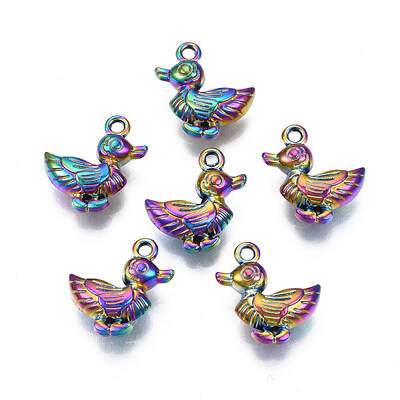 Rainbow Color Alloy Pendants