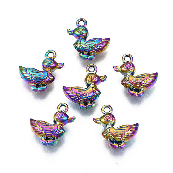Rainbow Color Alloy Pendants
