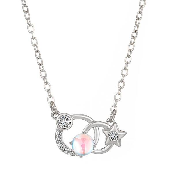 Constellation Rhinestone Pendant Necklace