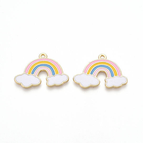 Alloy Enamel Pendants
