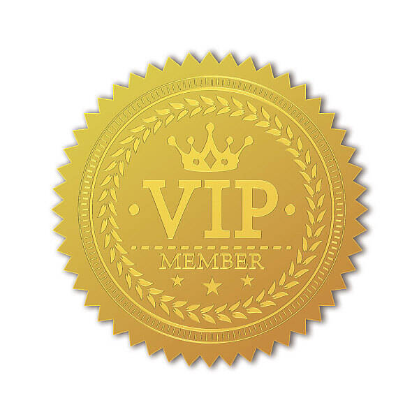 Self Adhesive Gold Foil Embossed Stickers