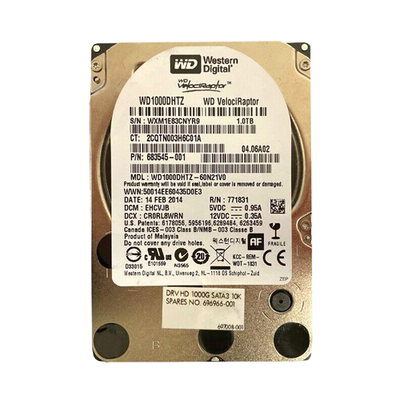 683545-001 HP 1TB 6Gb/s SATA 10000 3.5-inch 64MB Hard Drive
