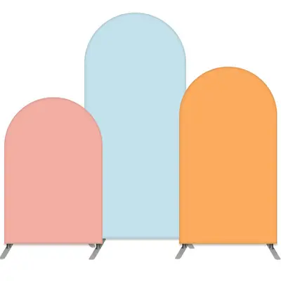 Aperturee Double Sided Pink Solid Arch Backdrop Kit For Party | Chiara Wall Backdrop Diy | Circle Arch Backdrop Diy | Wedding...