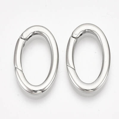 Non-Tarnish 304 Stainless Steel Spring Gate Rings