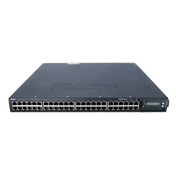 Juniper EX4200-48T | EX4200 Series 48 x RJ-45 Ports 10/100/1000Base-T + 8 x RJ-45 PoE Ports Layer 3 Managed 1U Rack-mountable...