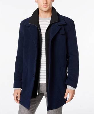 Coleman Wool-Blend Overcoat - Royal Blue