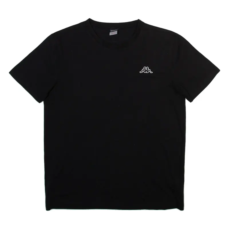 KAPPA Mens T-Shirt Black L