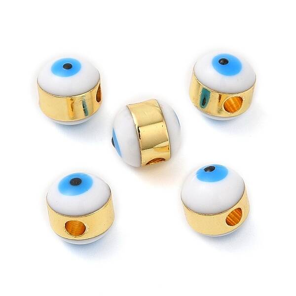 Brass Enamel Beads