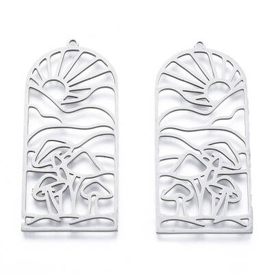 Non-Tarnish 201 Stainless Steel Pendants