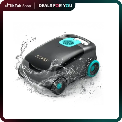 Scuba E1 AIPER Cordless Robotic Automatic Pool Vacuum Cleaner, Advanced Filtration, Tri-Motor, ldeal for Above-Ground Pools u...