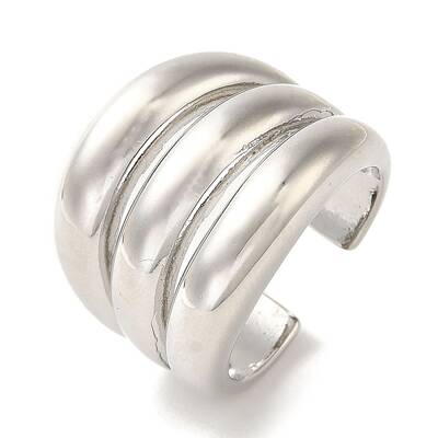 Rack Plating Brass Cuff Rings