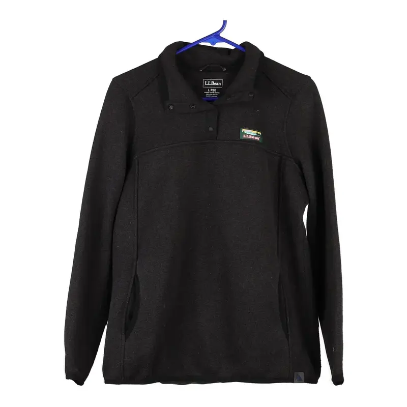 L.L.Bean Fleece - Large Black Polyester