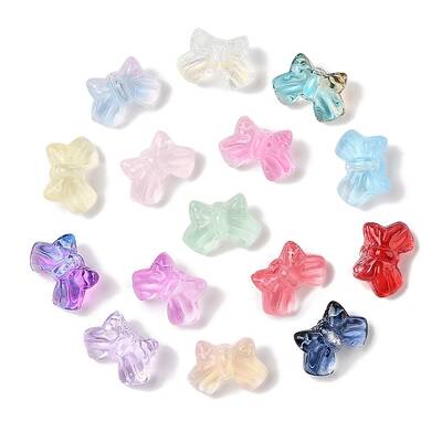 Transparent Spray Paint Glass Beads