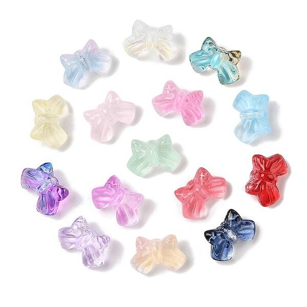 Transparent Spray Paint Glass Beads