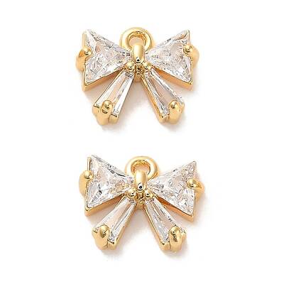Brass Cubic Zirconia Charms