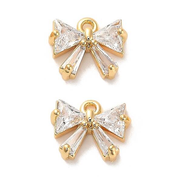 Brass Cubic Zirconia Charms