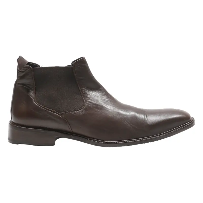 ORTIZ & REED Ankle Boots Brown Leather Mens UK 9