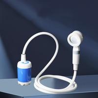 Portable shower, handheld electric shower, outdoor shower equipment for camping and hiking, pet cleaning, car washing, campin...