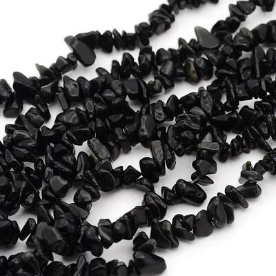 Natural Obsidian Beads Strands
