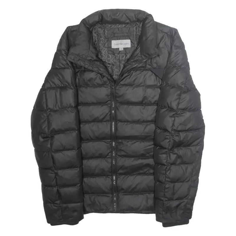 CALVIN KLEIN JEANS Mens Puffer Coat Black XL