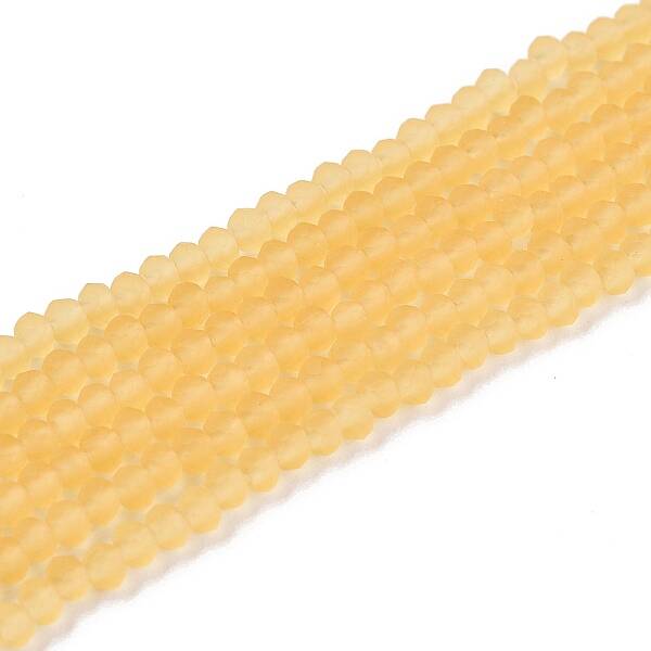 Transparent Glass Beads Strands