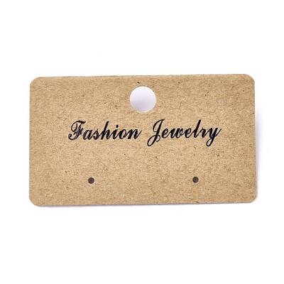 Plastic Jewelry Display Cards