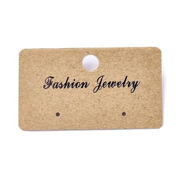 Plastic Jewelry Display Cards