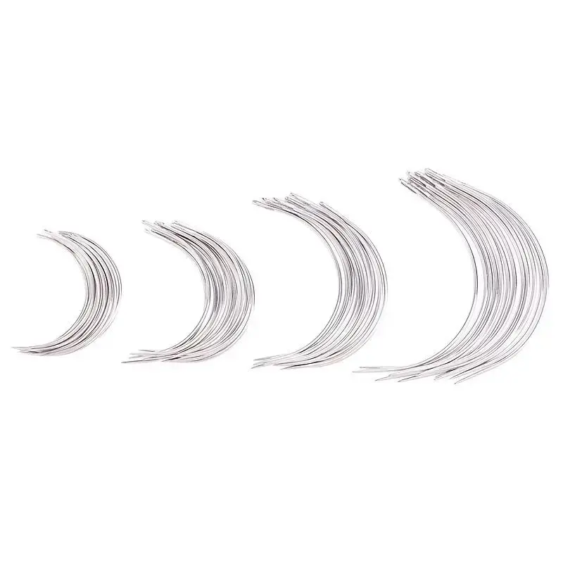 Curved Needle, 4/20pcs Mixed Size Curved Sewing Needle, Mini Multi-purpose Hand Sewing Needle, Sewing Supplies for Home Use