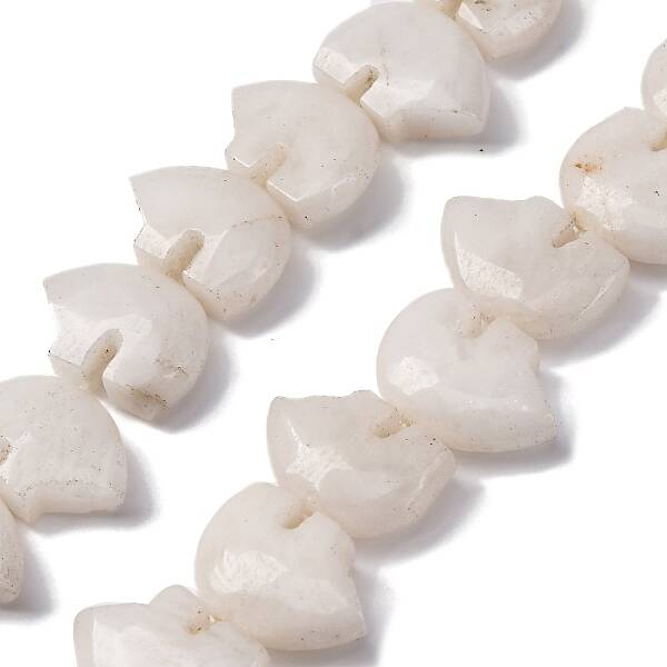 Natural White Jade Beads Strands