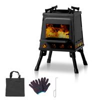 Camp Stove for Cooking Portable Wood Mini Burner Stove Fire Camping Stove for Cooking Backyard Cooking Camping BBQ Outdoor BB...