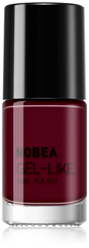 NOBEA Day-to-Day Gel-like Gel Effect Nail Polish Color Dark cherry #N09 6ml