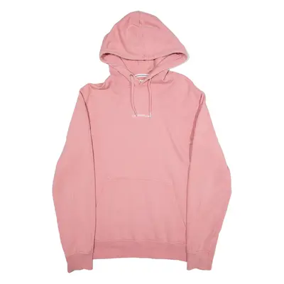 CALVIN KLEIN JEANS Womens Pink Hoodie L