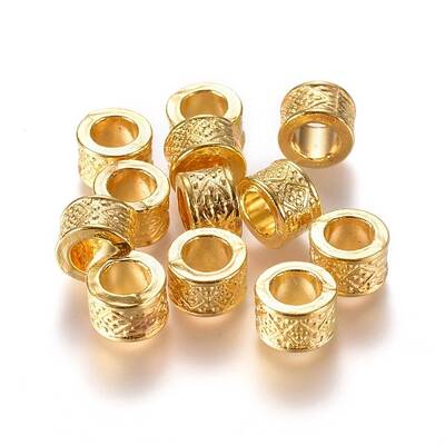 Tibetan Style Alloy European Beads