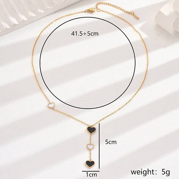 Stainless Steel Y-Shaped Necklaces for Women