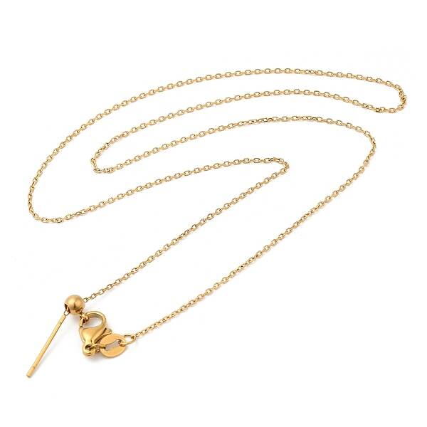 304 Stainless Steel Cable Chain Necklace for Women