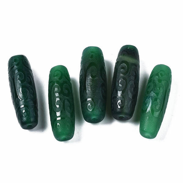 Natural Grey Agate Beads