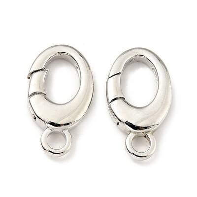 Brass Spring Gate Rings