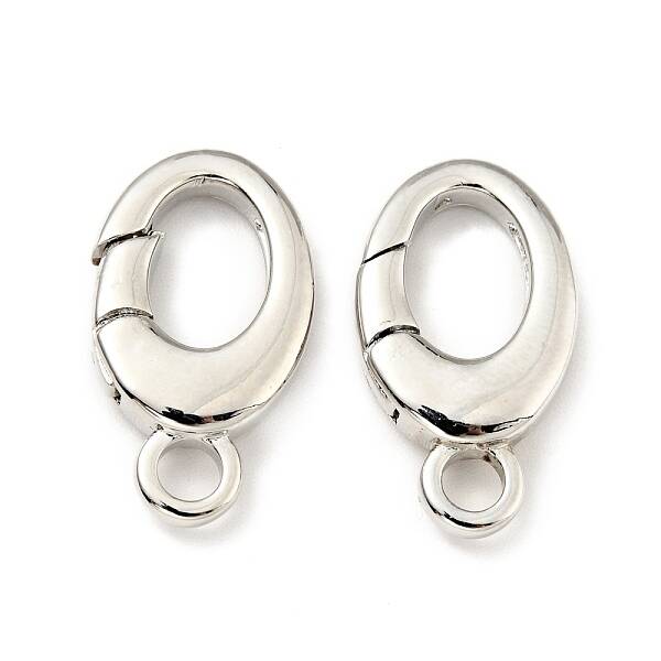 Brass Spring Gate Rings