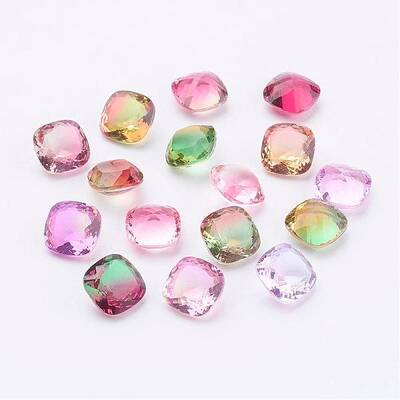 Pointed Back K9 Glass Rhinestone Cabochons