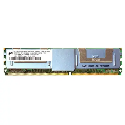 Micron MT18HTF12872FDY-80ED6D4 | 1GB DDR2-800MHz PC2-6400 ECC Fully Buffered FB-DIMM CL6 2Rx8 1.8V 240-Pin Memory Module