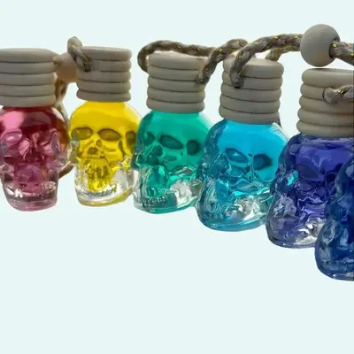 Skull Car Air Freshener Diffuser with 50 Fragrances To Choose From