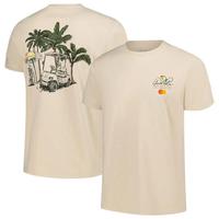 Men's Golf Tan Arnold Palmer Invitational Golf Cart T-Shirt, Gift for Him or Her, Full Color, For Men, For Women, Summer Outf...